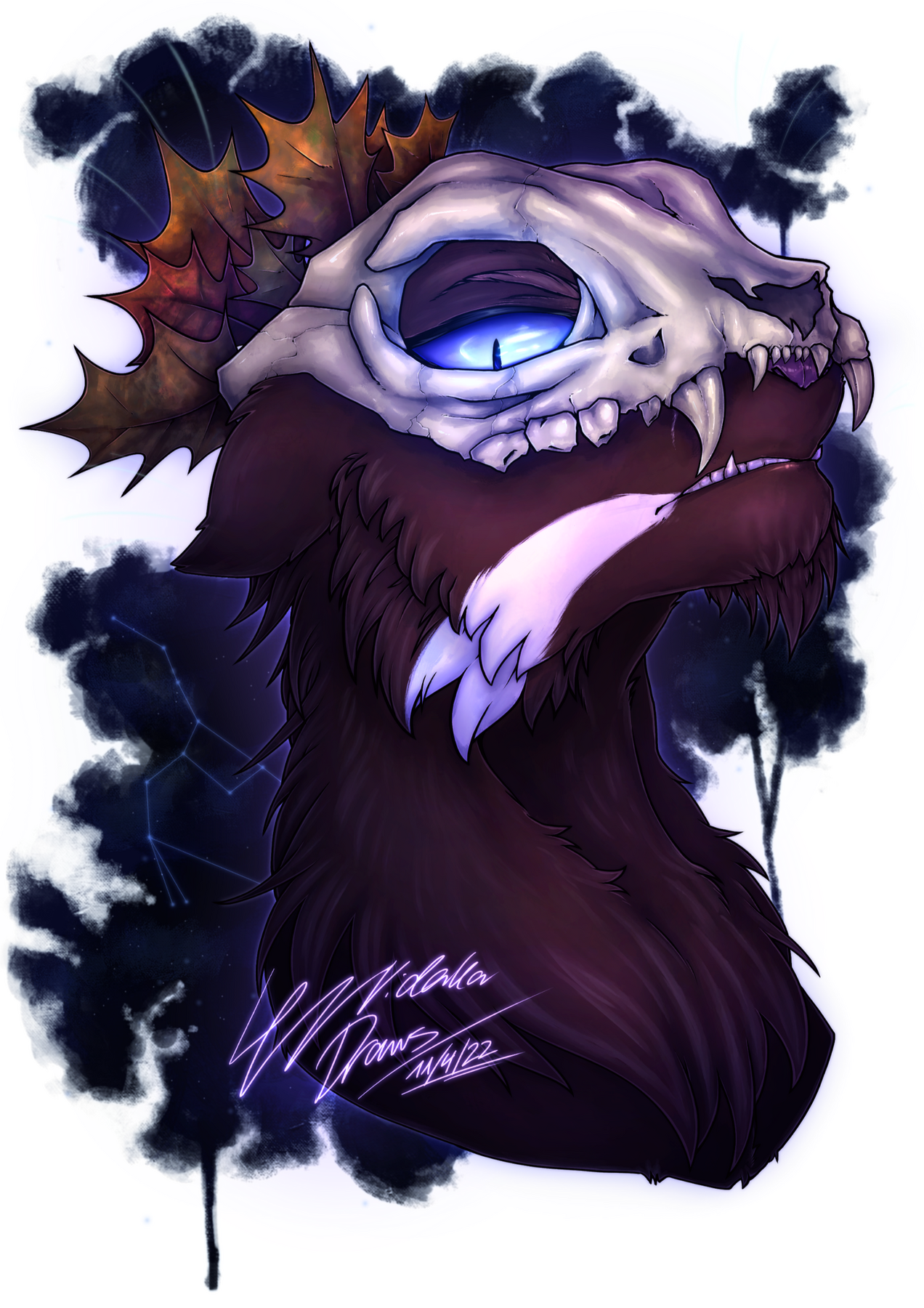 Eerie portrait of a truly mighty leader